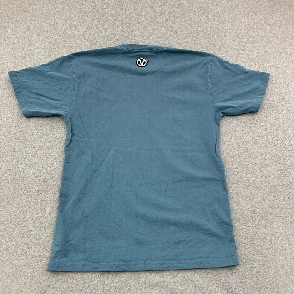 VANS Crewneck T Shirt Mens Medium Classic Fit Blue 100% Cotton Short Sleeve - Picture 9 of 12
